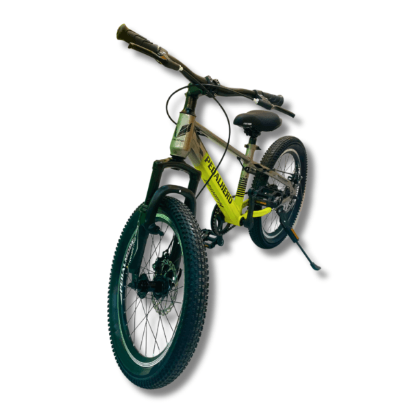 Pedal More Unisex Bicycle 20-Inch - Pedalhero - Dual Disc Brake with Suspension