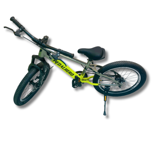 Pedal More Unisex Bicycle 20-Inch - Pedalhero - Dual Disc Brake with Suspension
