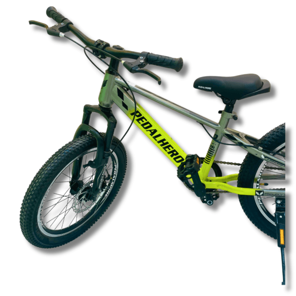 Pedal More Unisex Bicycle 20-Inch - Pedalhero - Dual Disc Brake with Suspension