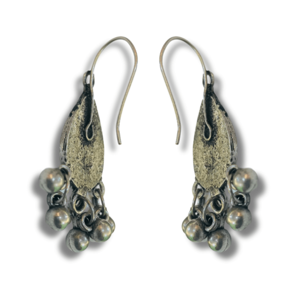 Oxidized Stylish Jhumki - Daily Earring Fashion Jewelry Gift for Women & Girls - Black