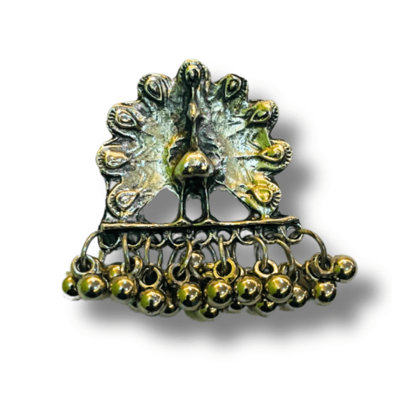 Oxidized Stylish Jhumki - Daily Earring Fashion Jewelry Gift for Women & Girls - Metal