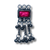 Vintage Inspired Oxidized Crafted Pink Earrings - Glitterrie