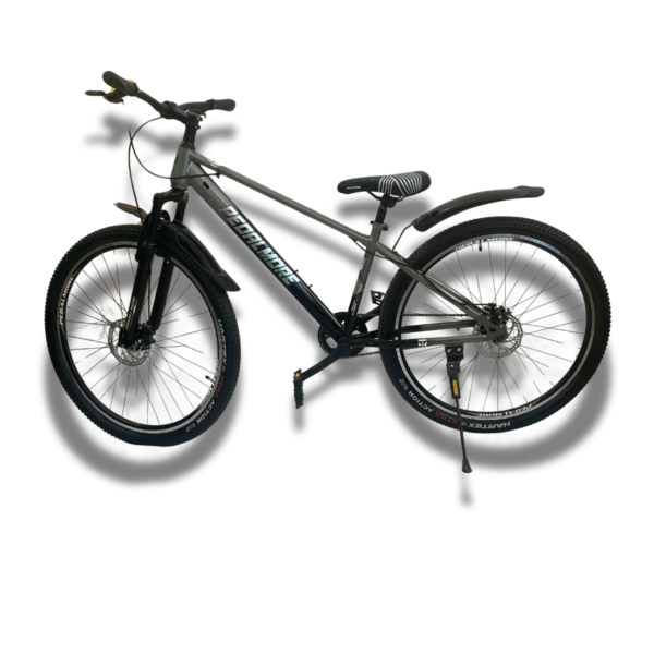Pedal More Adult Unisex Bicycle 29 Inch - Glossy Black Silver