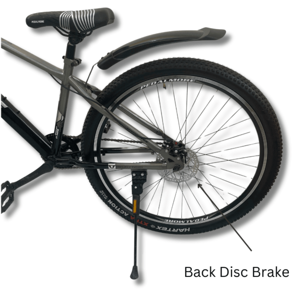 Adult Unisex Bicycle - Earth - 29 Inch - Silver Black
