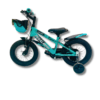 Pedal More Kids 14-inch Bicycle - Jovial - Glossy Green