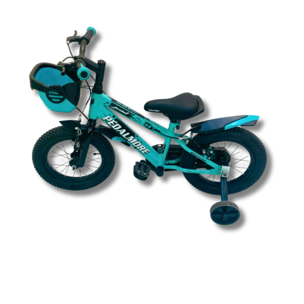 Pedal More Kids Bicycle - Jovial - 14 Inch - Glossy Green