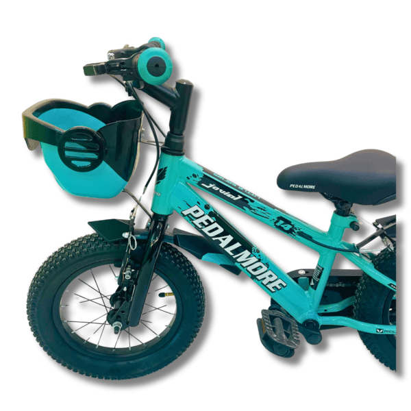 Pedal More Kids Bicycle - Jovial - 14 Inch - Glossy Green
