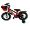 Pedal More Kids 14-Inch Bicycle Glossy Red | SparkNGiggle