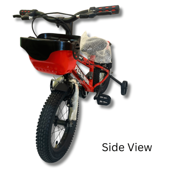 Pedal More Kids Bicycle - Jovial - 14 Inch - Glossy Red