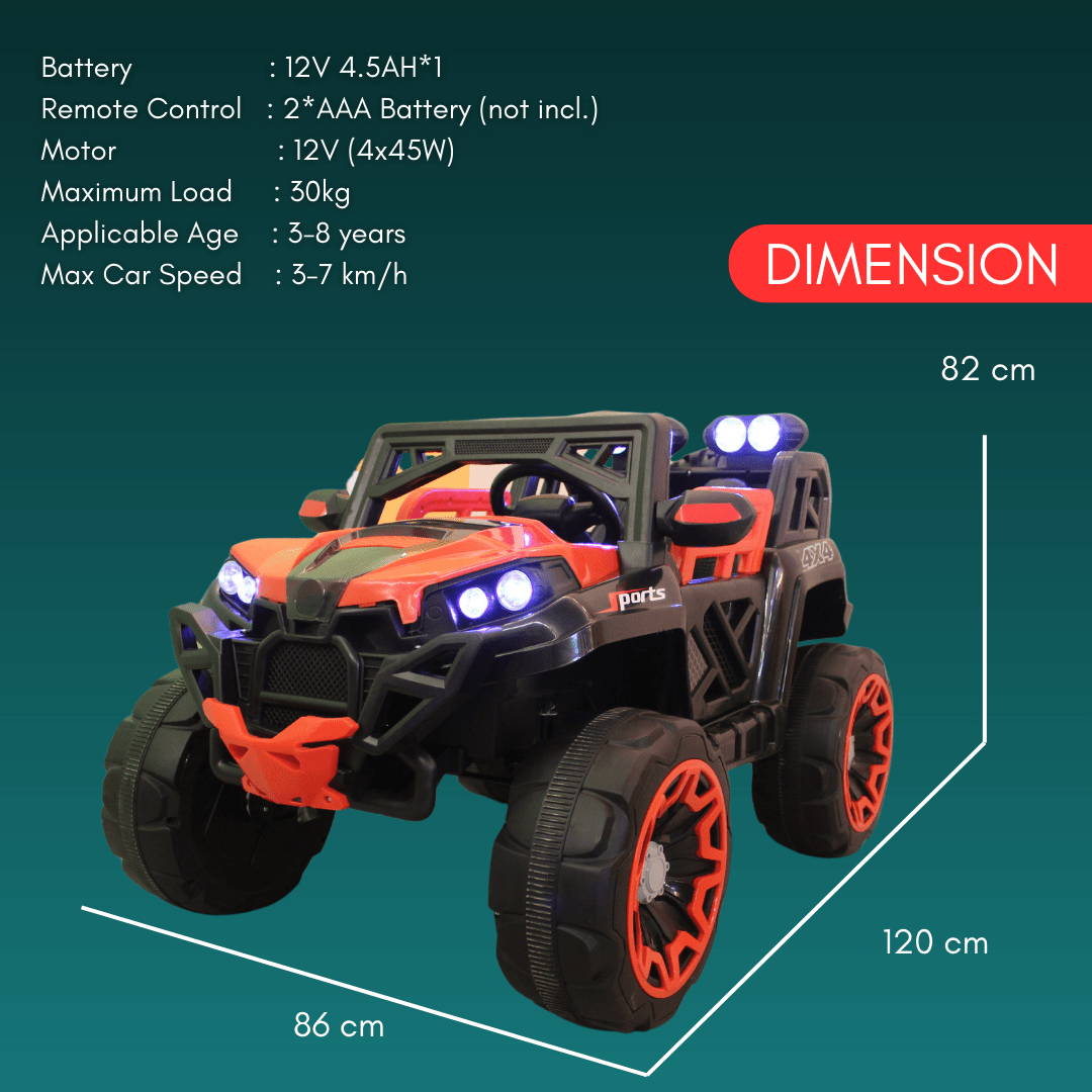 kids ride-on battery operated jeep 1166