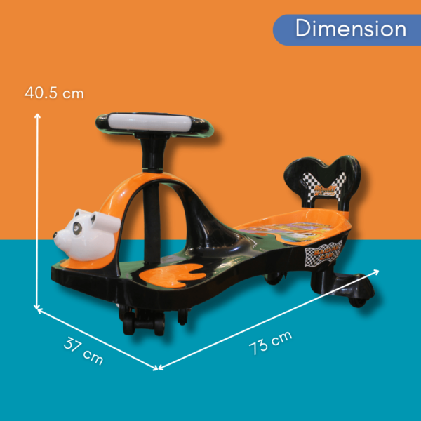 Pehli Sawari Kids Magic Push Rider Car with Music & light - Twister Rider for Girls & Boys