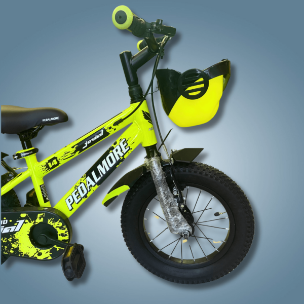 Pedal More Kids Bicycle - Jovial - 14 Inch - Glossy Yellow