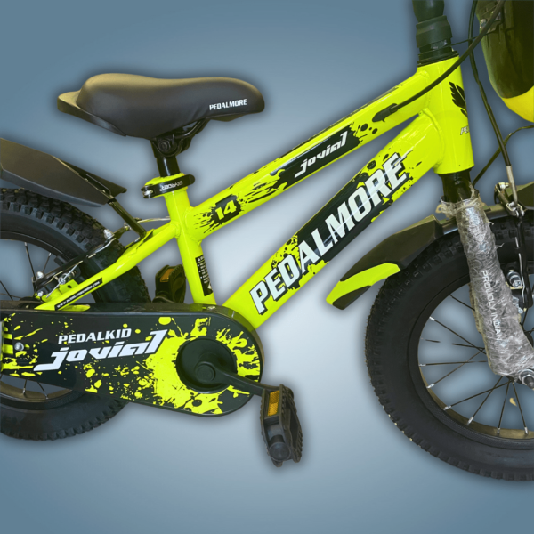 Pedal More Kids Bicycle - Jovial - 14 Inch - Glossy Yellow