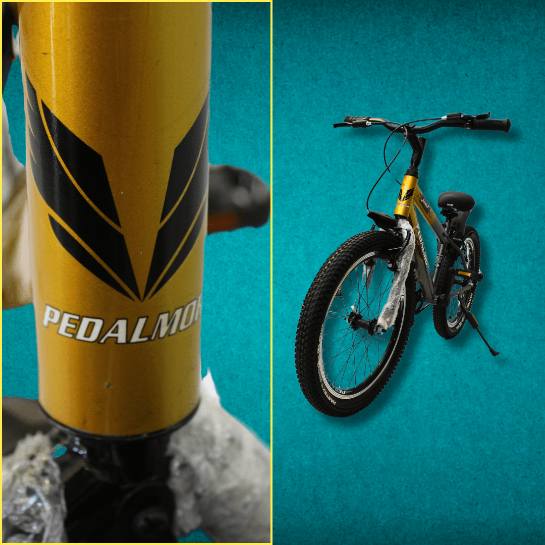 Pedal More 20 Inch cycle - Golden Color