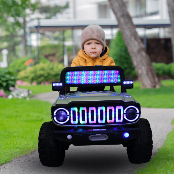 Kids Ride-on Battery Jeep 4x4 - UT908 Grey | Pehli Sawari
